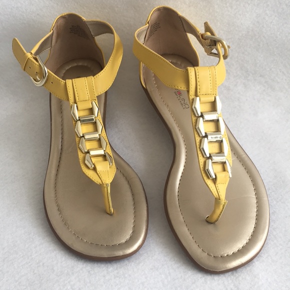 Bandolino Shoes - Bandolino Mustard Yellow Sandals 8